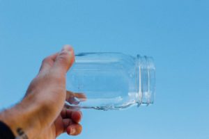 mason jar, glass, clear