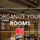 organize, rooms, living room