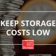 storage costs, money, save