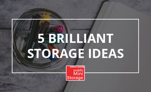 storage ideas, mason jar, pens